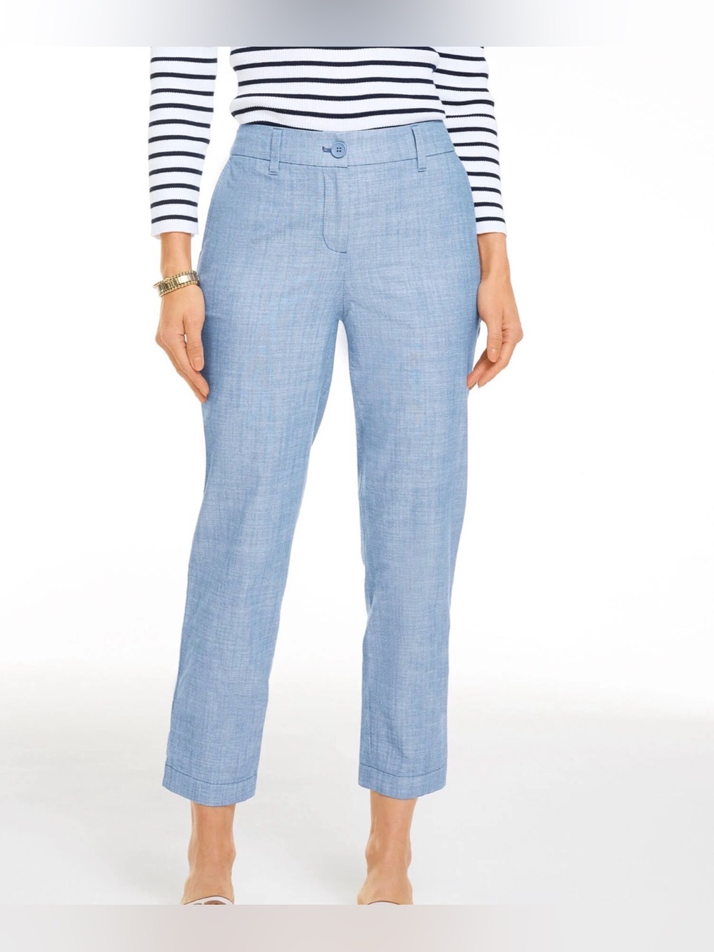 Talbots Chambray Trouser Pant